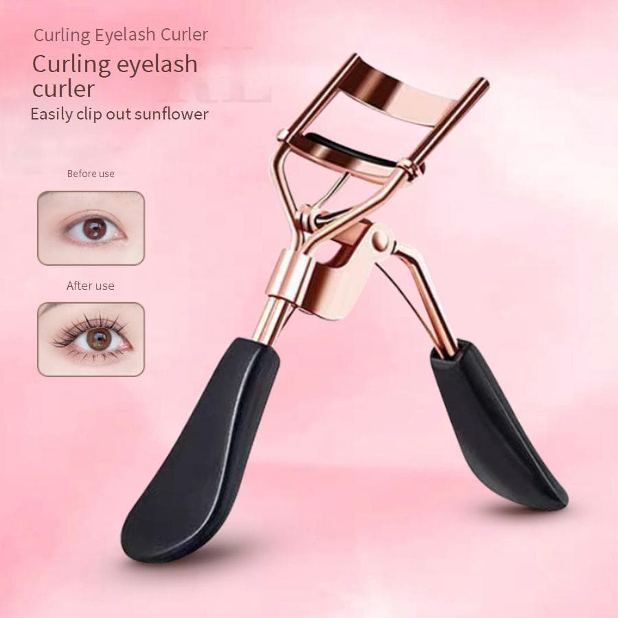 Carbon Steel Eyelash Curler Wide Angle Natural Look Makeup Tool For Beauty Enthusiasts
