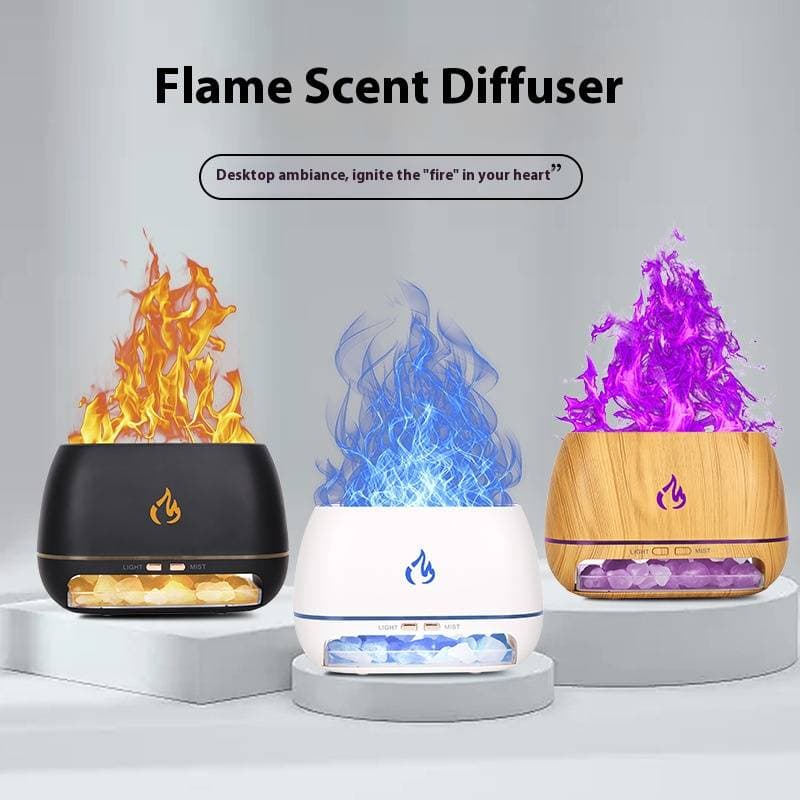Diffuseur d'huiles essentielles à LED multicolore avec fonction aromathérapie et humidificateur, grande capacité de 500 ml, alimenté par USB, fonctionnement silencieux pour la maison