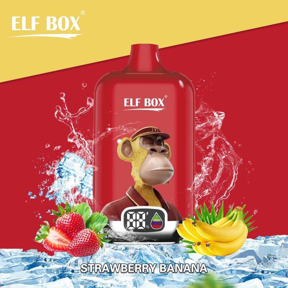 1 PCS ELF BOX Digital Box 12000 Puff 12k avec écran LED Vape jetable