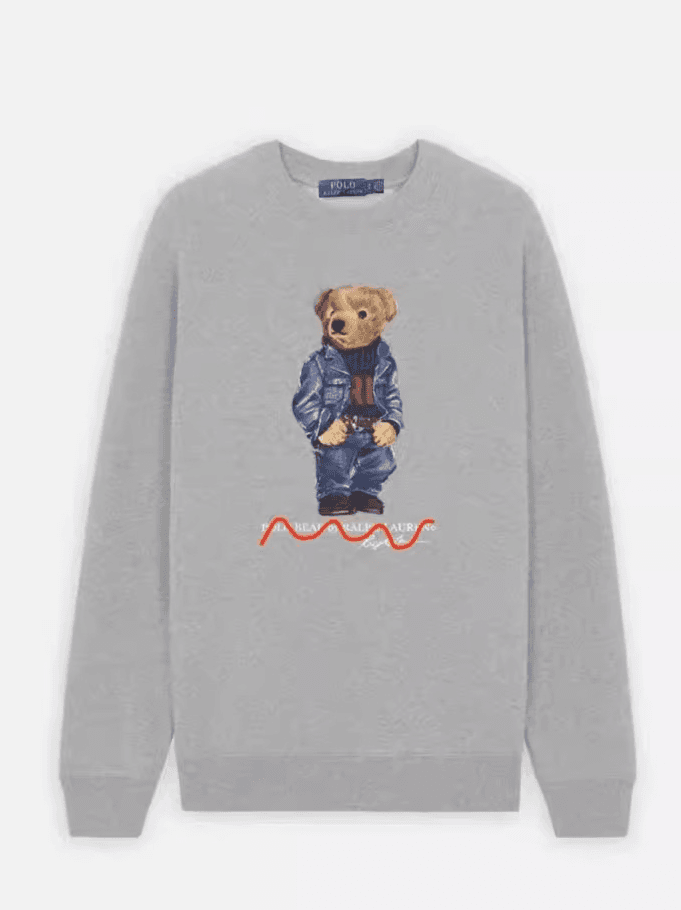 POLO Denim Bear Style, la nouvelle marque japonaise de mode automne-hiver, propose un pull décontracté à manches longues pour hommes et femmes, fa