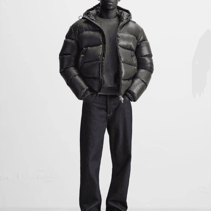 Men's Clothing Autumn And Winter Hooded Cotton Clothes Casual Quilted Coat Jacket