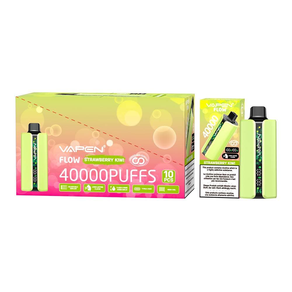 10pcs Vapen Flow 40000 Puffs Stylo Vape Jetable E-cig Mesh PRO Saveurs 40K 30K 50K Vapes Bar Elf Cigarette Électronique TECHNOLOGIE DE GOÛT CONSTAN