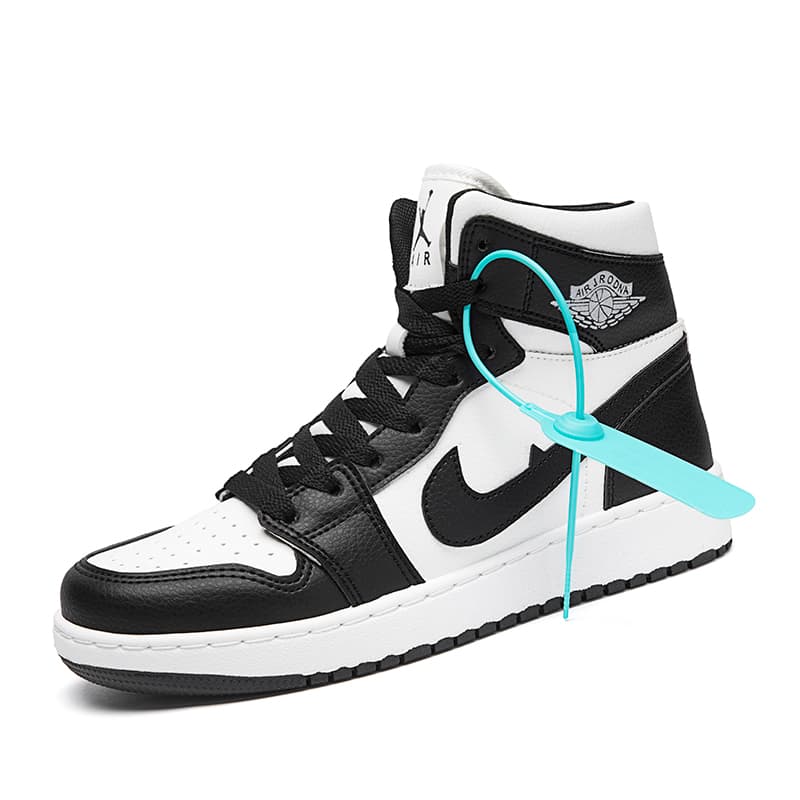 Chaussures pour hommes de magasin d'usine, baskets noires et blanches pour hommes et femmes