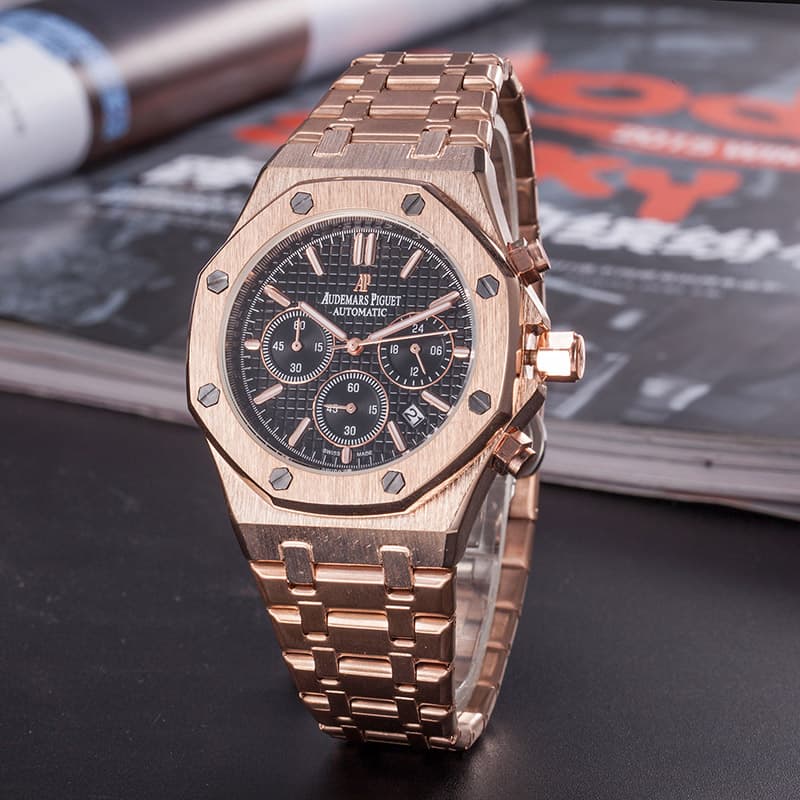 Montre multifonctions à plusieurs cadrans avec calendrier et fonction luminescente, marque suisse ancienne Audemars Piguet, montre tendance pour hom