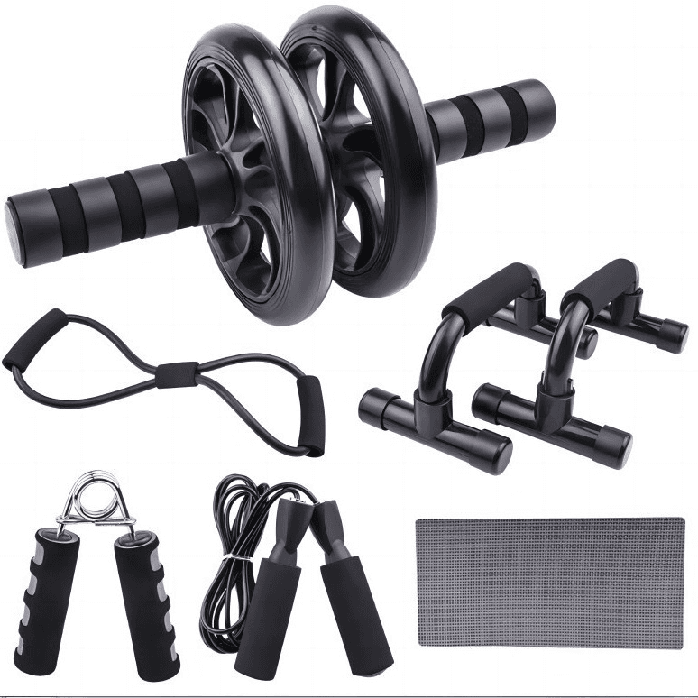 Abdominal Wheel Push Up Combination Set Multifunctional Abdominal Muscle Wheel Comprehensive Training Device Fitness Seven Piece Set