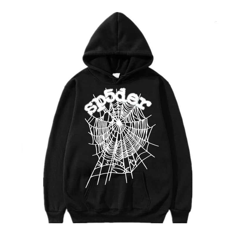 Sweat à capuche et pantalon de survêtement imprimé automne/hiver de la série Spider 555