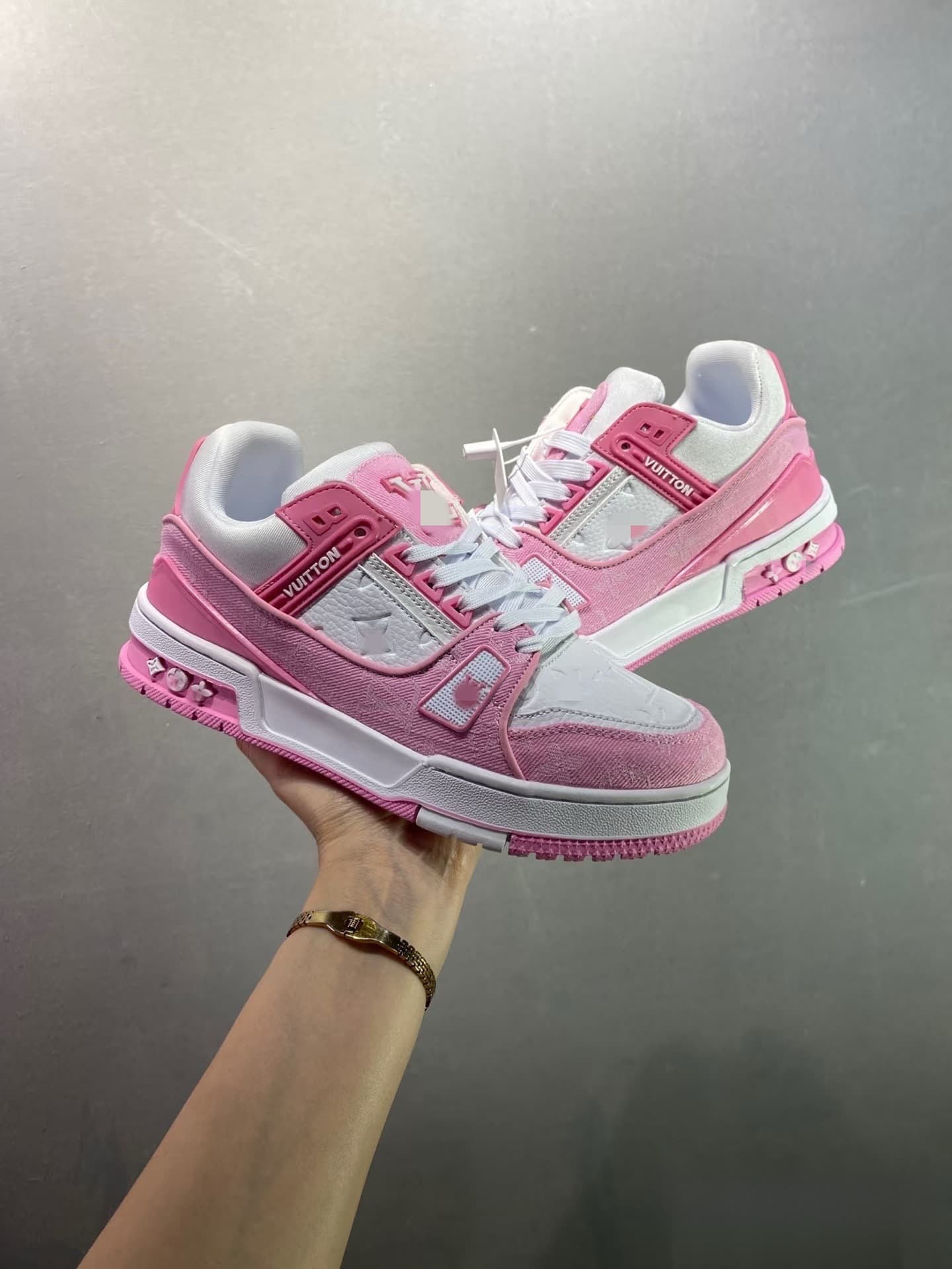 Baskets Putian Lvjia unisexes blanches style couple, en denim noir, chaussures décontractées, polyvalentes et tendance