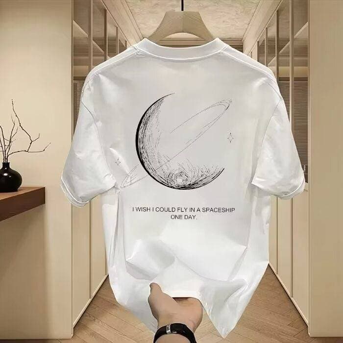 2024Men's high-quality round-neck pullover short-sleeved t-shirt