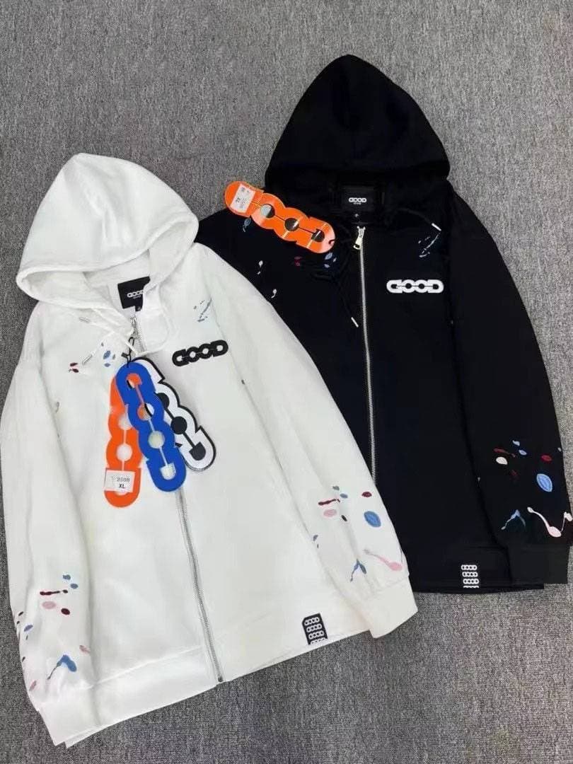 Men's Clothing Baseball Jacket Men's Spring And Autumn Trendy Brand High Street Printed Embroidered Sweater Loose Casual Jacket