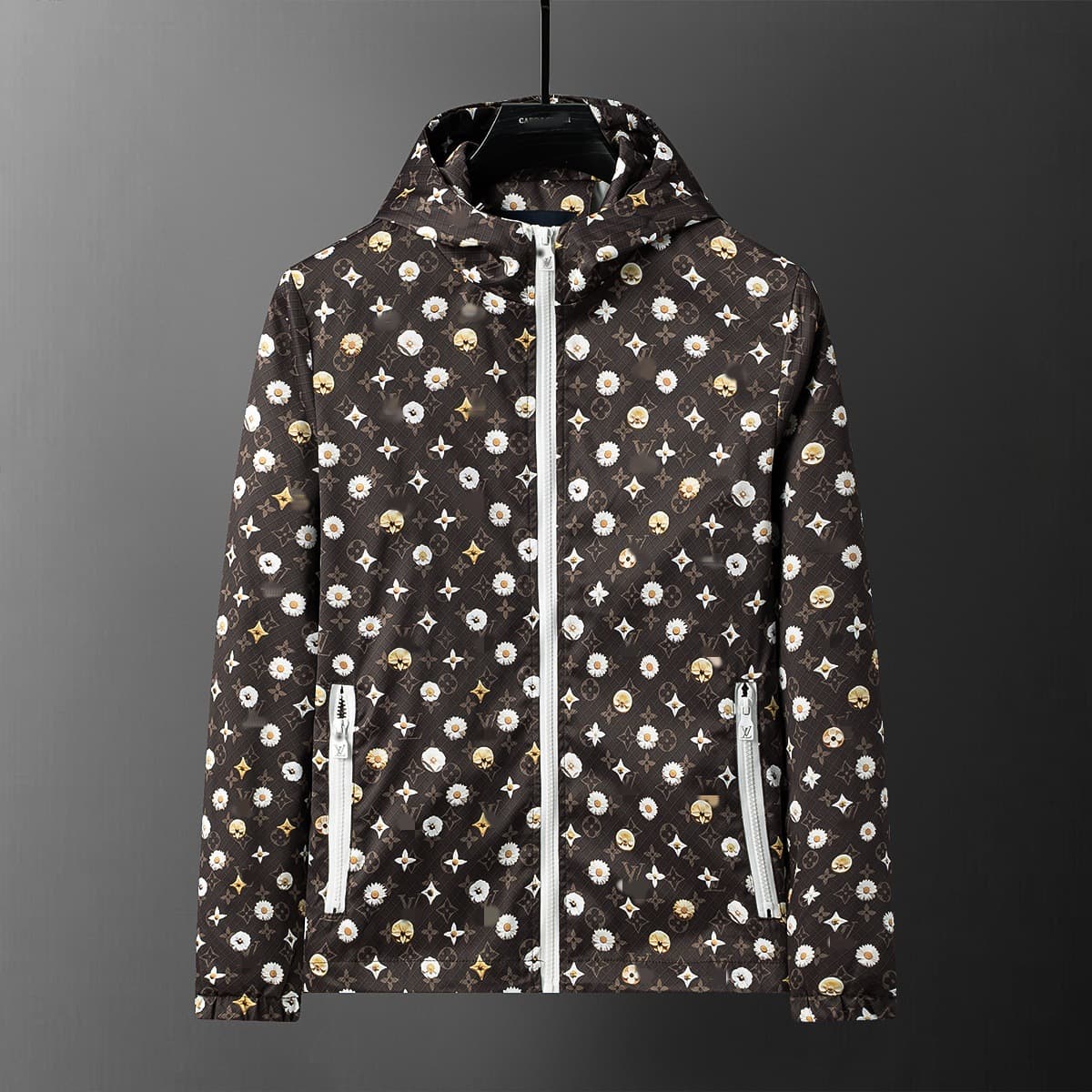 Veste à capuche unisexe automne-hiver de haute qualité, style trench-coat, taille asiatique.