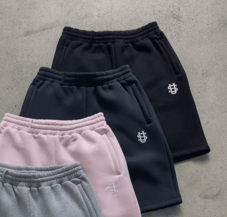 Short décontracté élastique tendance pour homme et femme, collection été 2026. Marque tendance, petite étiquette brodée. Short ample et confor