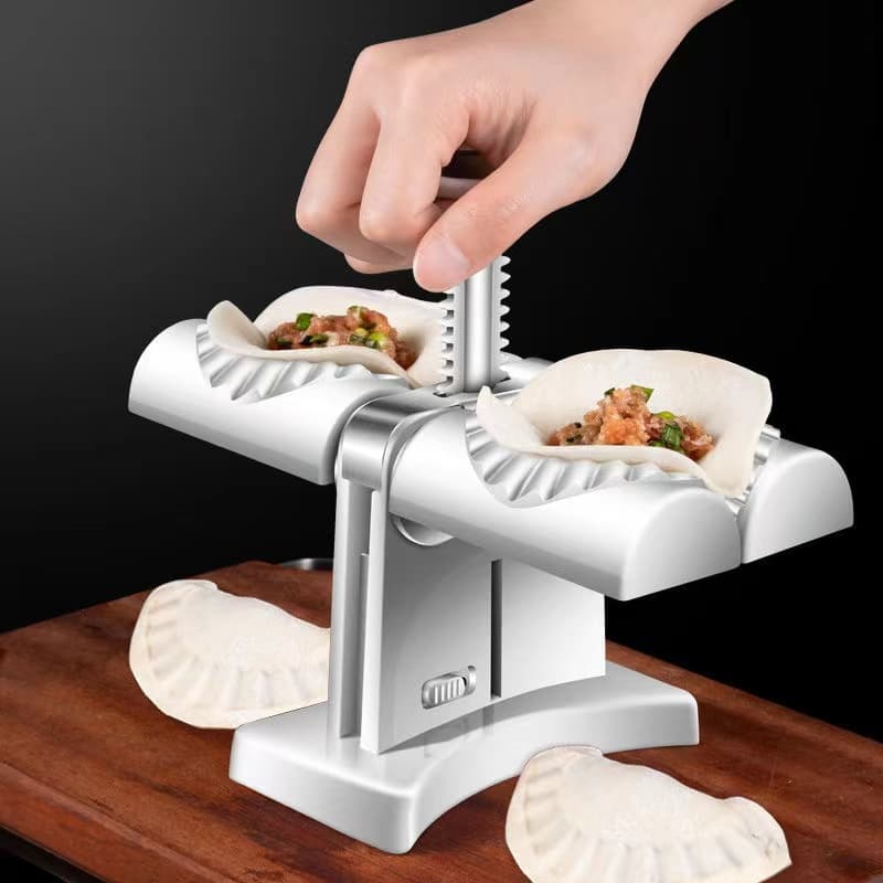 Kitchen Dumpling Making Utensils, Dumpling Maker Mold, Automatic Double-Headed Dumpling Maker, Dumpling Making Tool, Kitchen Accessories
