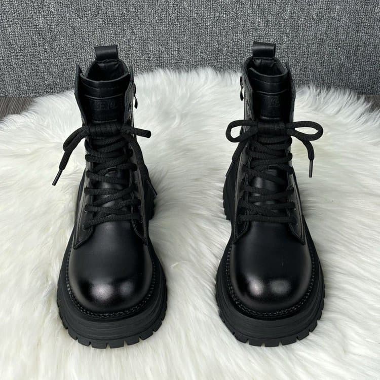 Niche Martin For Women 2025 Autumn Winter New Style Petite Thick-Soled Height-Increasing Short Slimming British