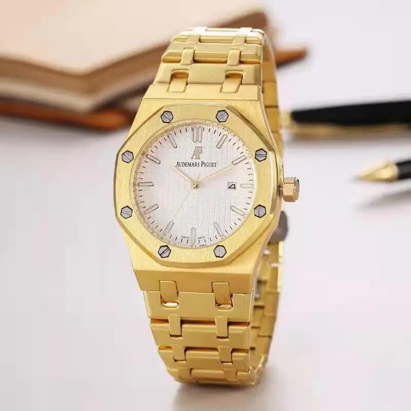 Montre homme de luxe AP, collection élégante, à quartz, haut de gamme, trois aiguilles, design simple.