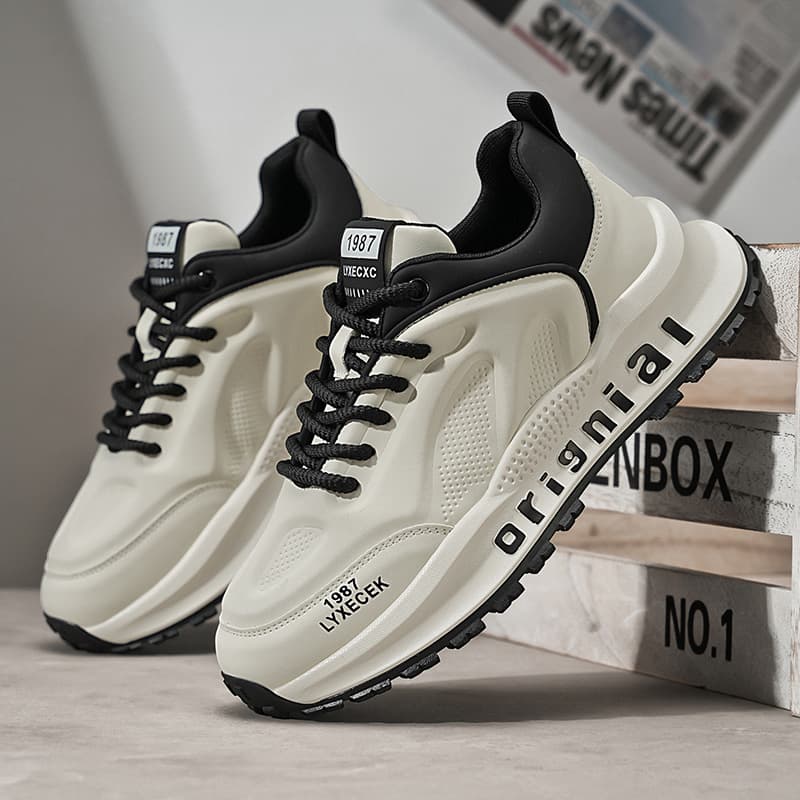 Men's Shoes New Style Popular Online Youth Soft Sole Casual Sports Shoes Design Trendy Brand Dad Shoes