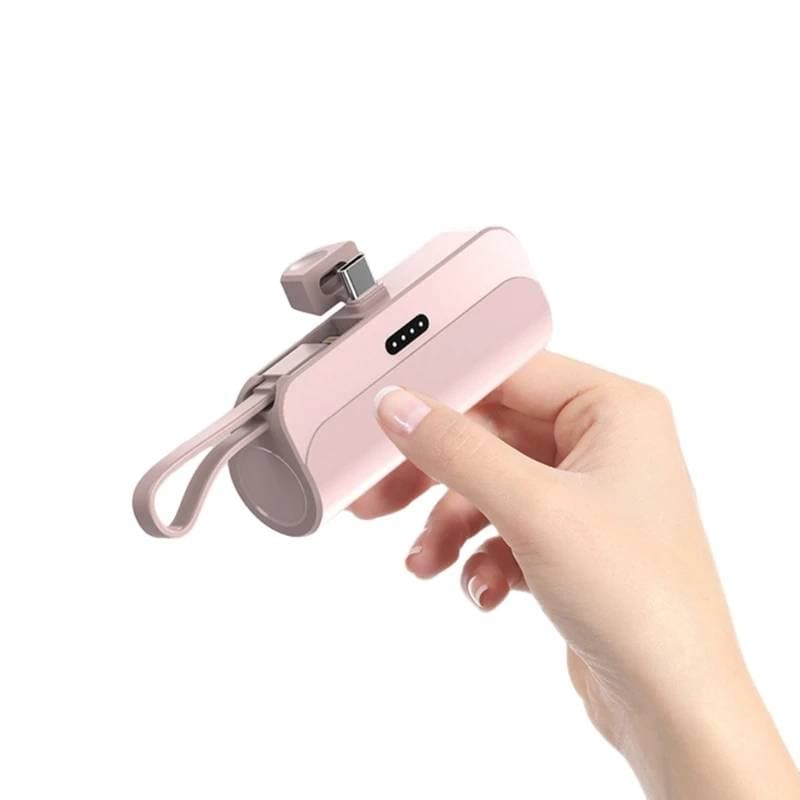 5000mah Pocket Wireless Capsule Power Bank, Compact And Portable, Mobile Power Bank, Power Bank