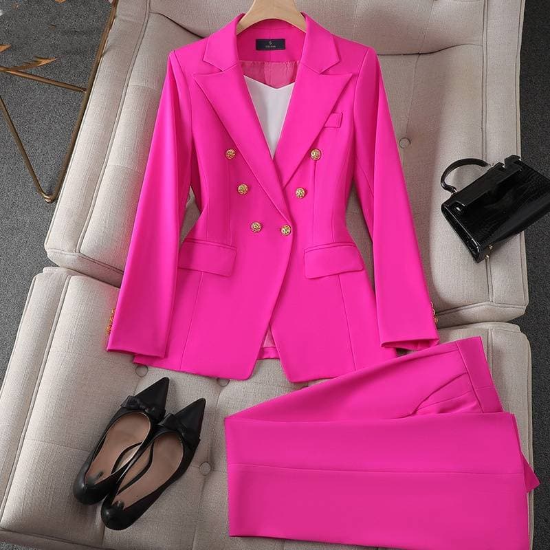 Women's Clothing white fashionable formal suit high end temperament goddess style suit