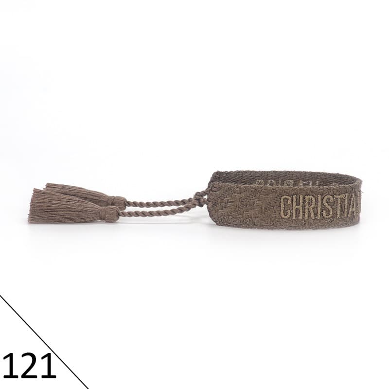 Bracelet unisexe tendance avec lettres tressées