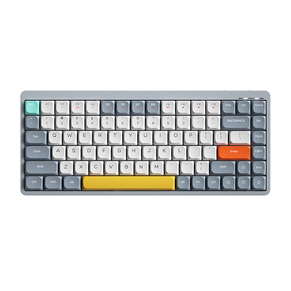 Wireless Mechanical 84 Keys 2.4G+BT5.0+Type-C Keyboards 15 Light Effect 5 Brighess Levels Keyboard For Tablet Laptop