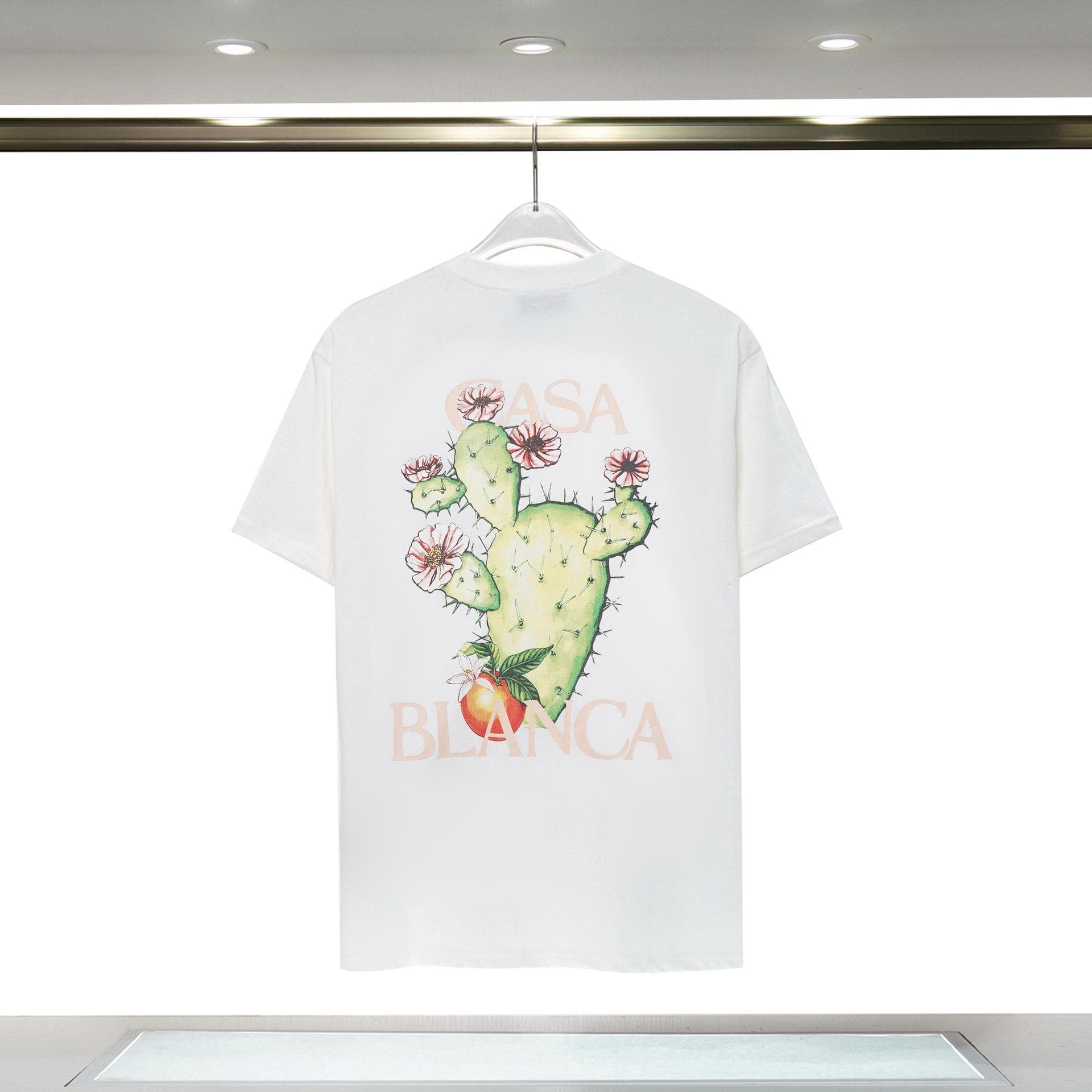 Vêtements pour hommes 24 nouveaux styles Illusion Gate Letter Printing T-shirt à manches courtes à col rond personnalisé