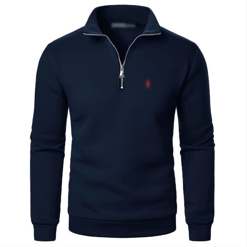 Pull Rauph Laurren Designer Polo Zip Pony Brodé Couple Top, demi-zip, sweat à capuche décontracté de luxe pour automne