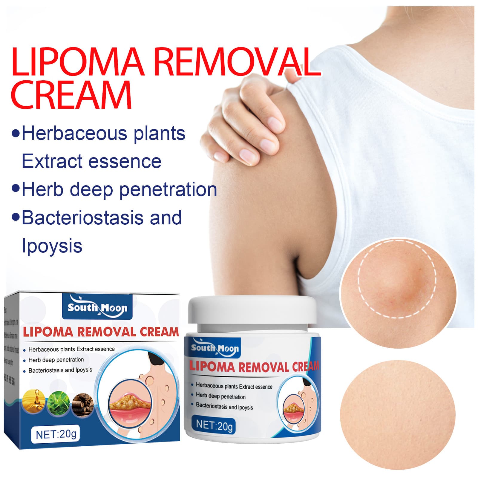 South Moon Cake Repair for Fat Cakes, Hard Subcutaneous Lumps, Body Health Care Cream