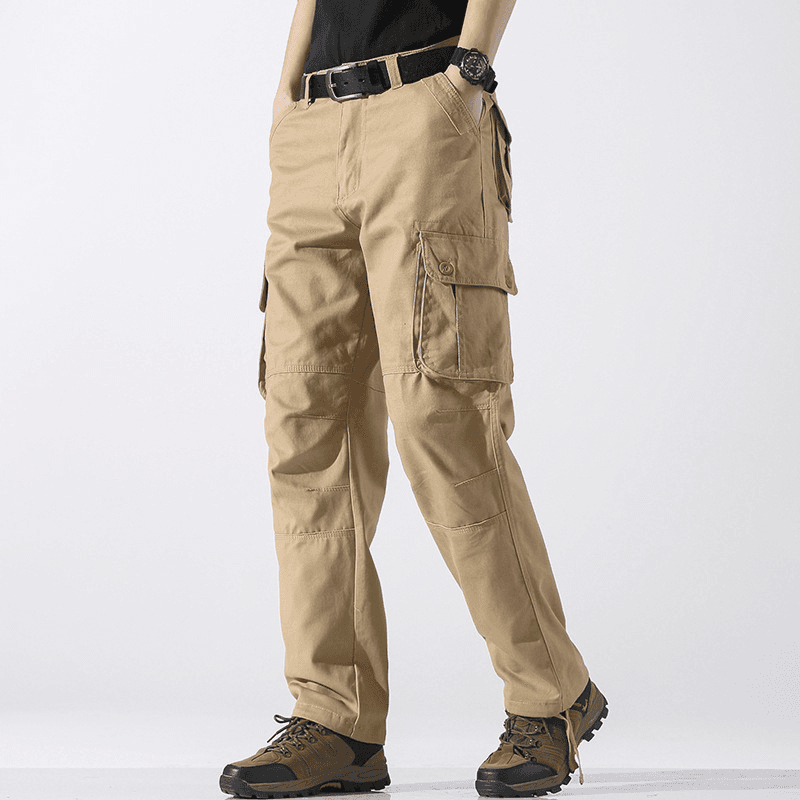 Men's clothing pants Large size straight leg military casual pants multi-pocket work pants