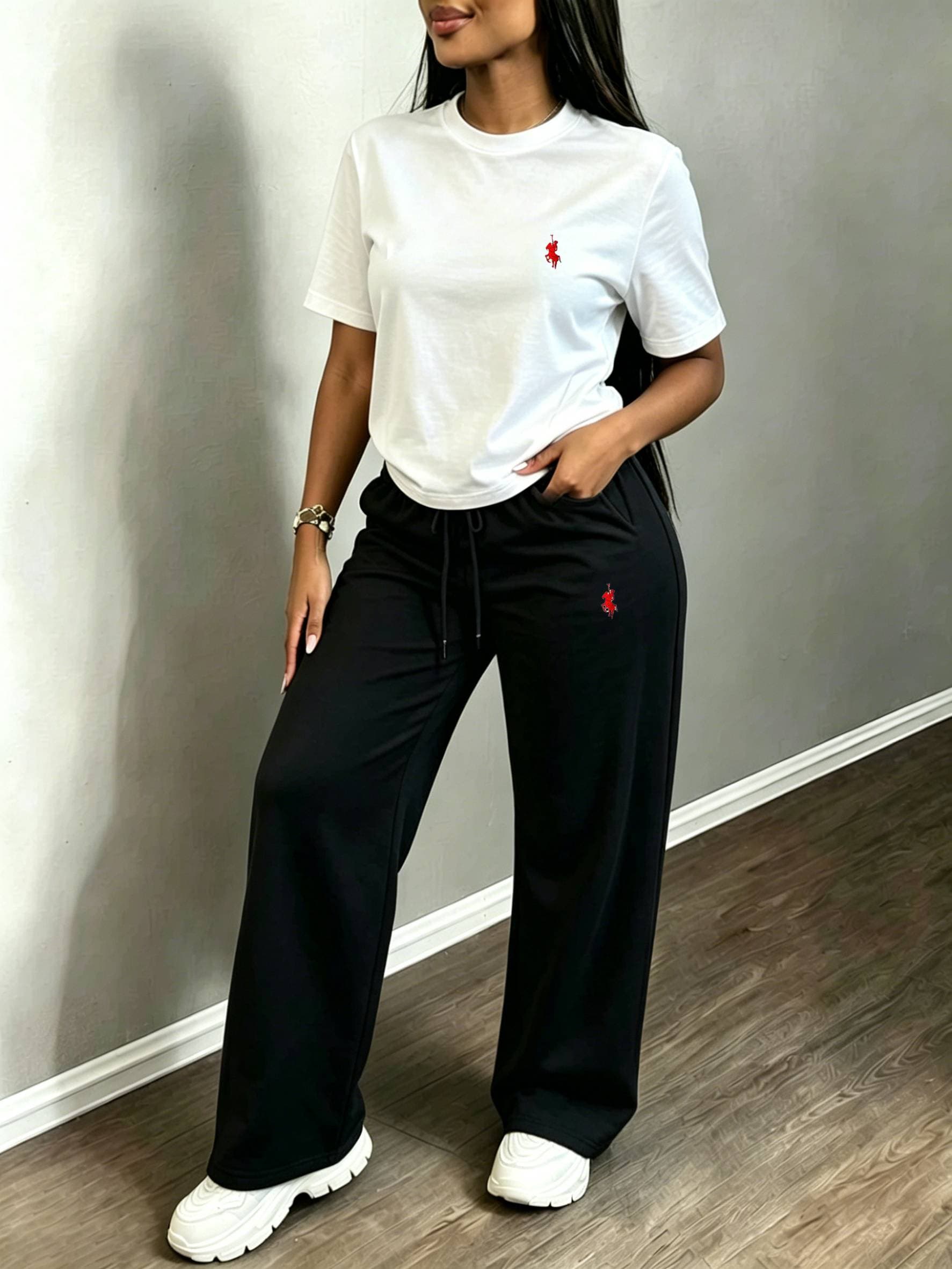 Women's Sexy Loose Printed Casual Pants Suit