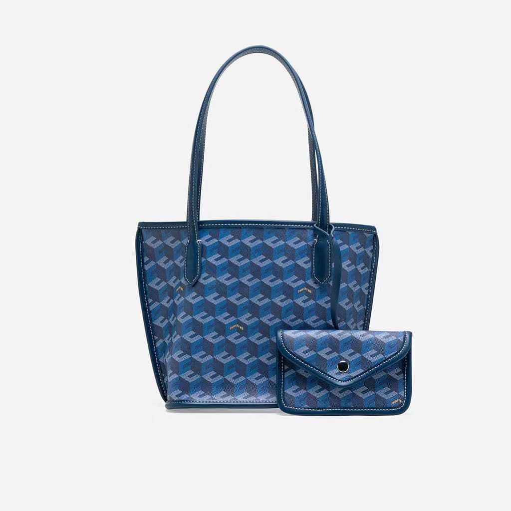 Christy's Ng Popular Fashion Classic Printed Tote Bag, Vegetable Basket Bag, Casual Versatile Commuting Women's Handbag, Shoulder Bag