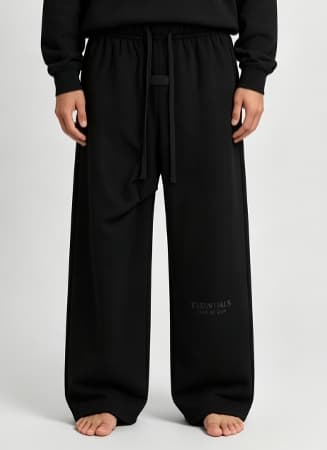 Ensemble sweat à capuche et pantalon de jogging Essentials à imprimé lettres, tenue décontractée oversize 2 pièces
