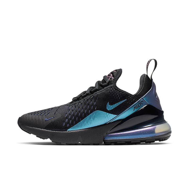 Chaussures de sport Air Max 270s pour hommes et femmes, en mesh, pour la course et l'extérieur.