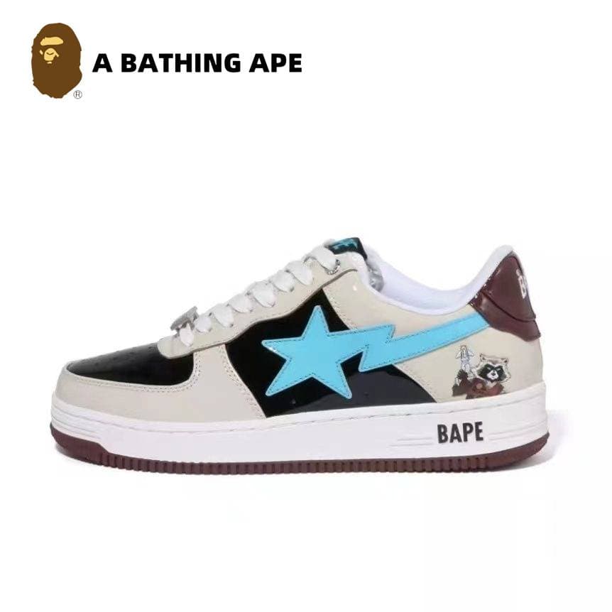 Chaussures de planche classiques en cuir laqué à double épissure, style tendance, style Air Force n°1, pour hommes et femmes