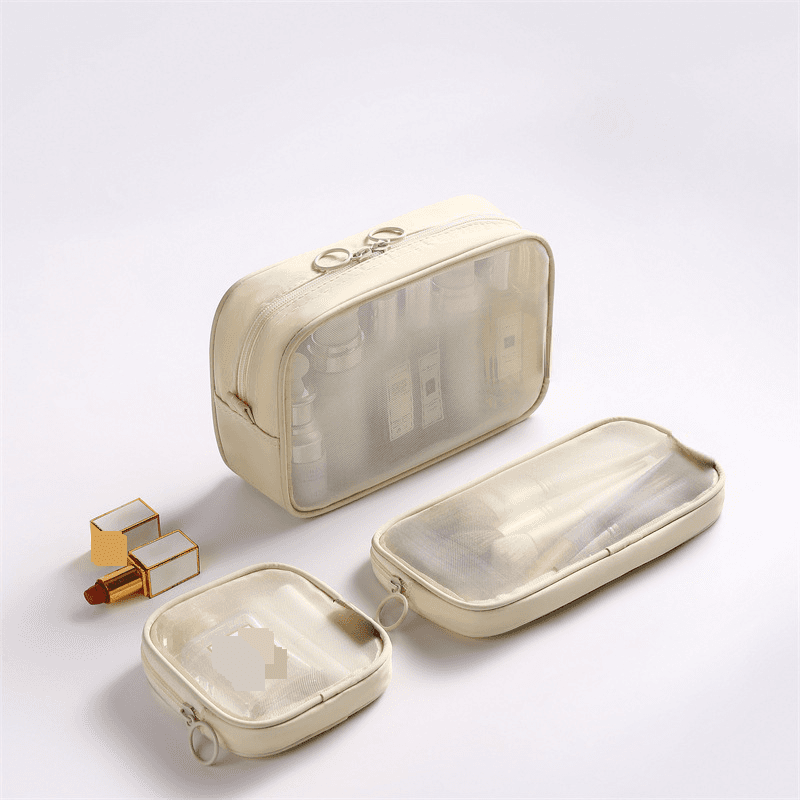 Women's Bags Cosmetic bag portable mesh toiletry bag mini travel storage business trip toiletry set cosmetic mesh bag lipstick