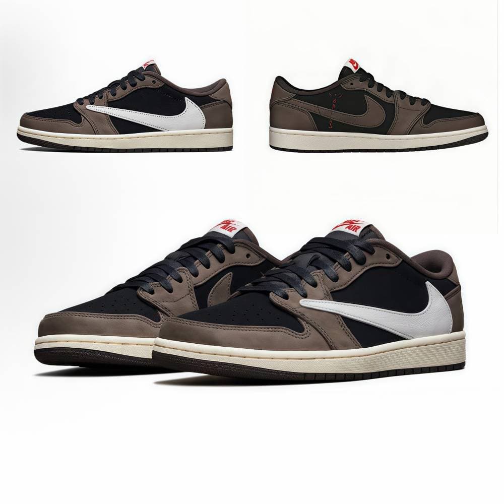 Nike Air Jordan 1 Low Medium Olive OG Canary Travis Scott Sports Retro Basketball Chaussures Baskets athlétiques Baskets Black Toe Shadow