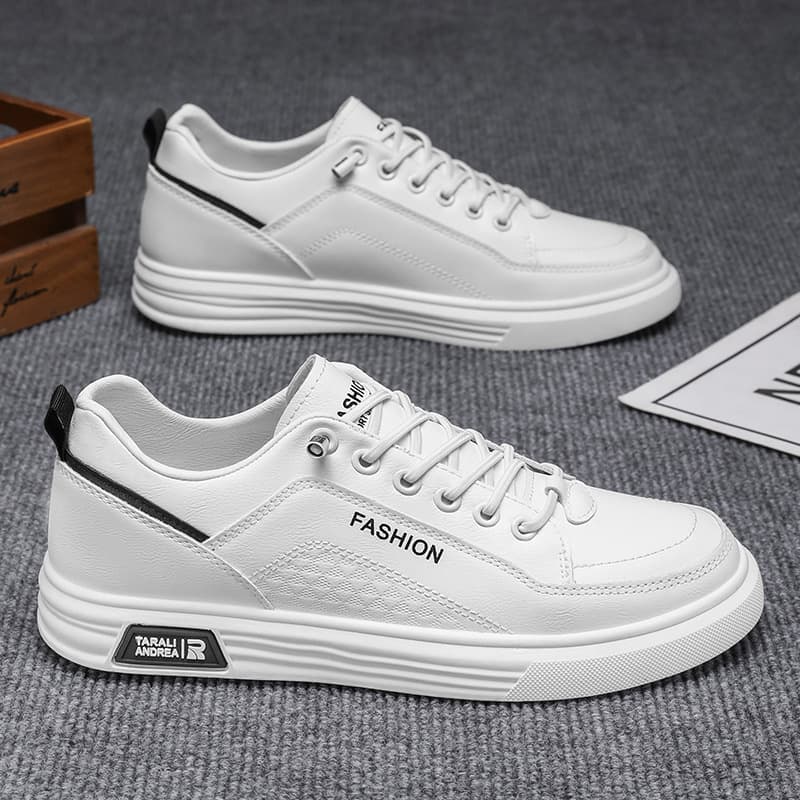 Men's Casual Slip-On Sneakers - Breathable Lightweight Round-Toe Shoes For Spring Summer Fall (White, Black, Beige)​