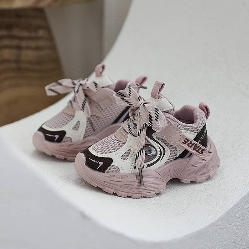 Kids' Lightweight Sneakers – Unisex Breathable Running Shoes (Non-Slip & Cushioned)​​