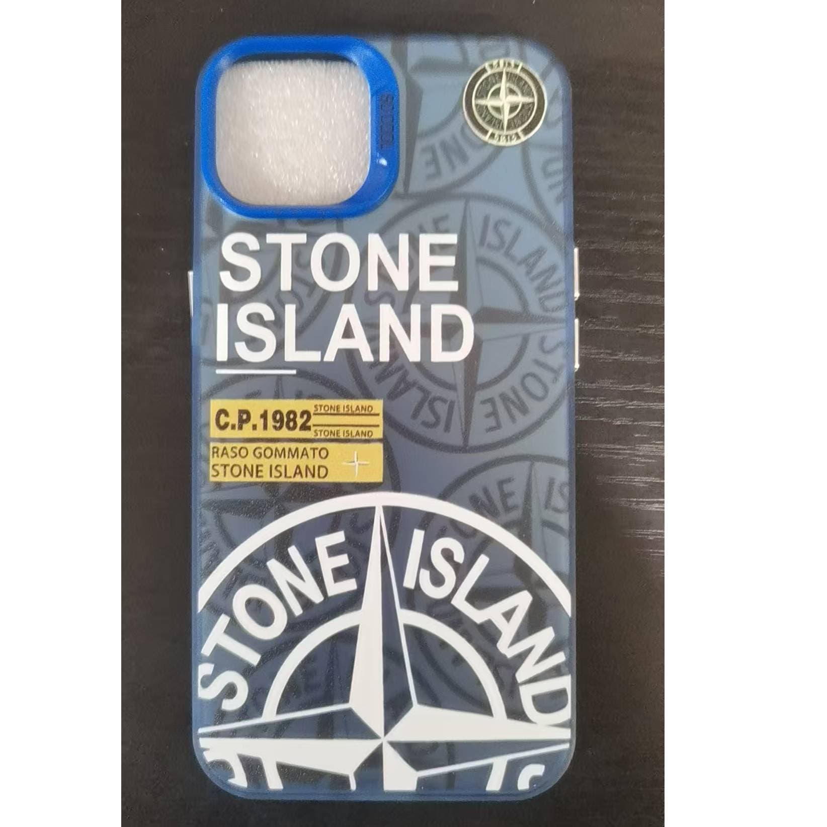 Étui de téléphone portable tendance pour iPhone 16Promax Label16 Couleur Argent IMD
