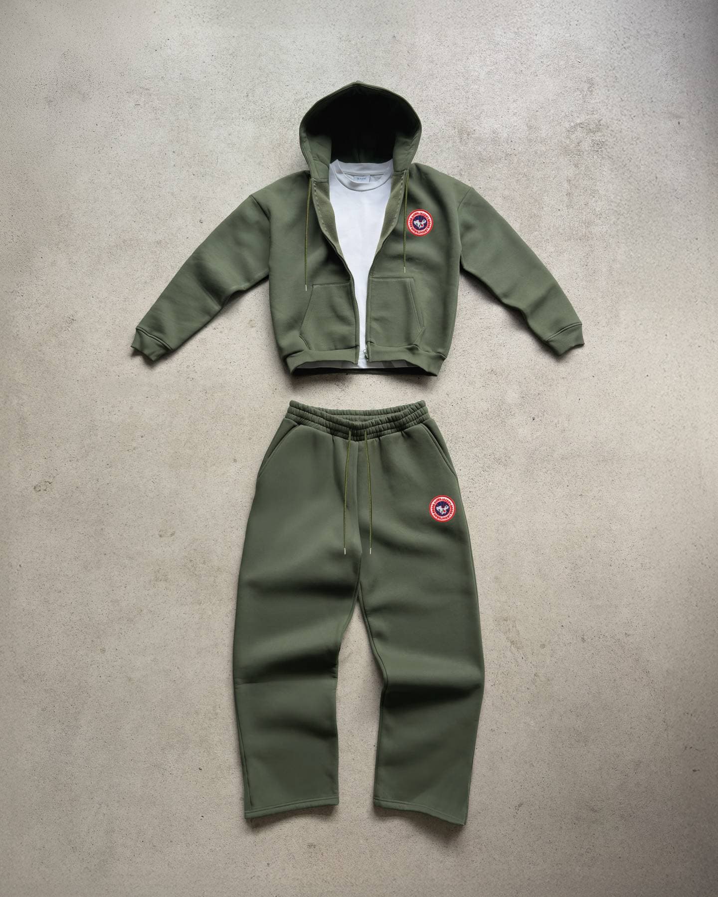 Ensemble sweat-shirt unisexe tendance style streetwear Y2K, collection 2026, deux pièces, tailles S à 3XL.