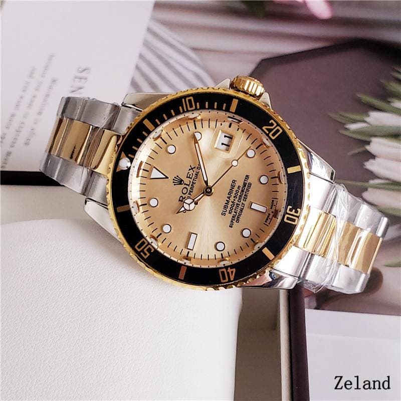 Yacht-Master Montre pour Homme Goût Premium Bracelet en métal Style Classique Travailleur d'affaires Mouvement à Quartz Socialisateur Diamètre 40