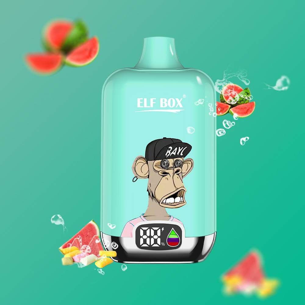 1 PCS ELF BOX Digital Box 12000 Puff 12k avec écran LED Vape jetable