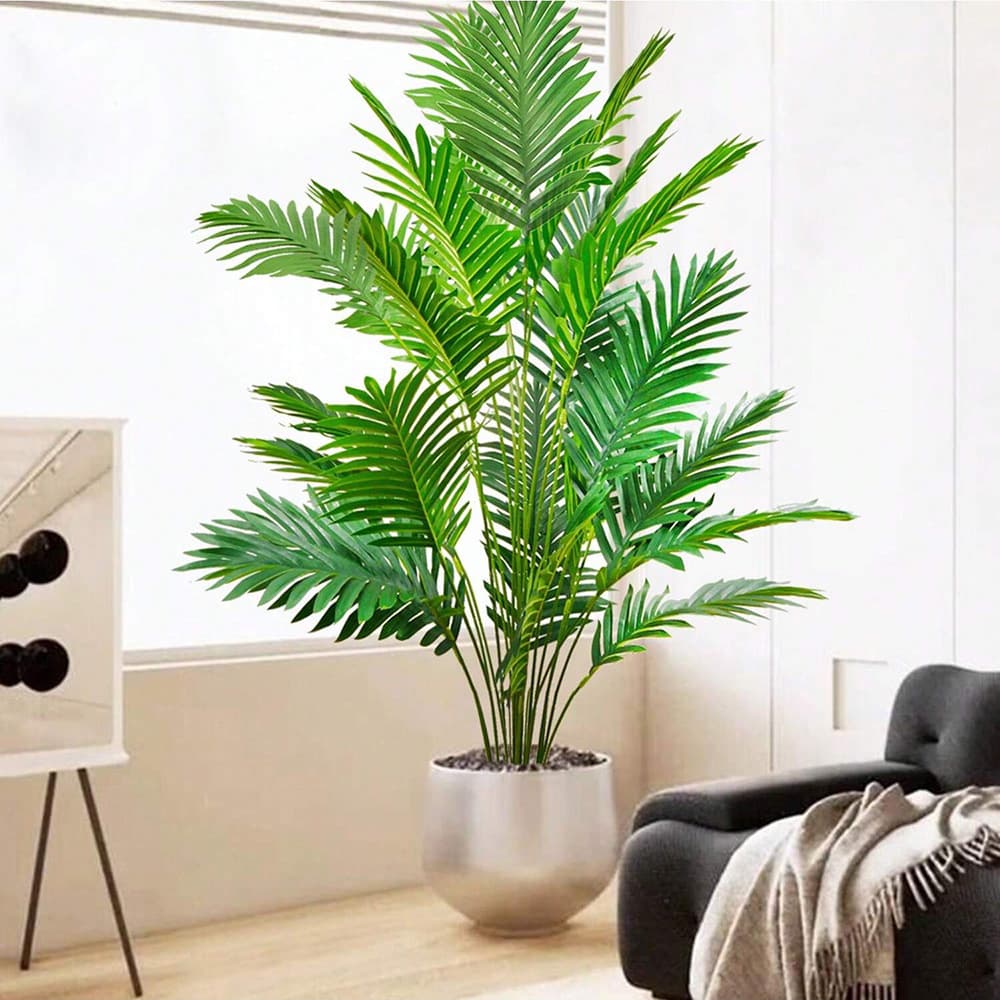 Artificial Plants Artificial Palm Tree With Large Leaves Indoor And Outdoor Decoration Weddings Events And Festivals No Pot