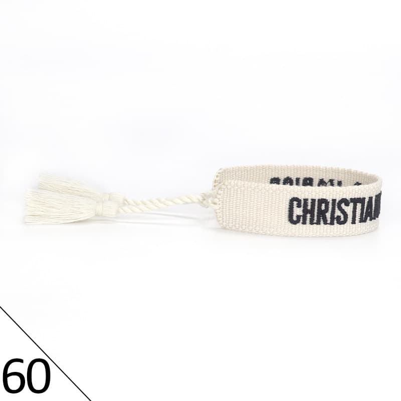 Bracelet unisexe tendance avec lettres tressées