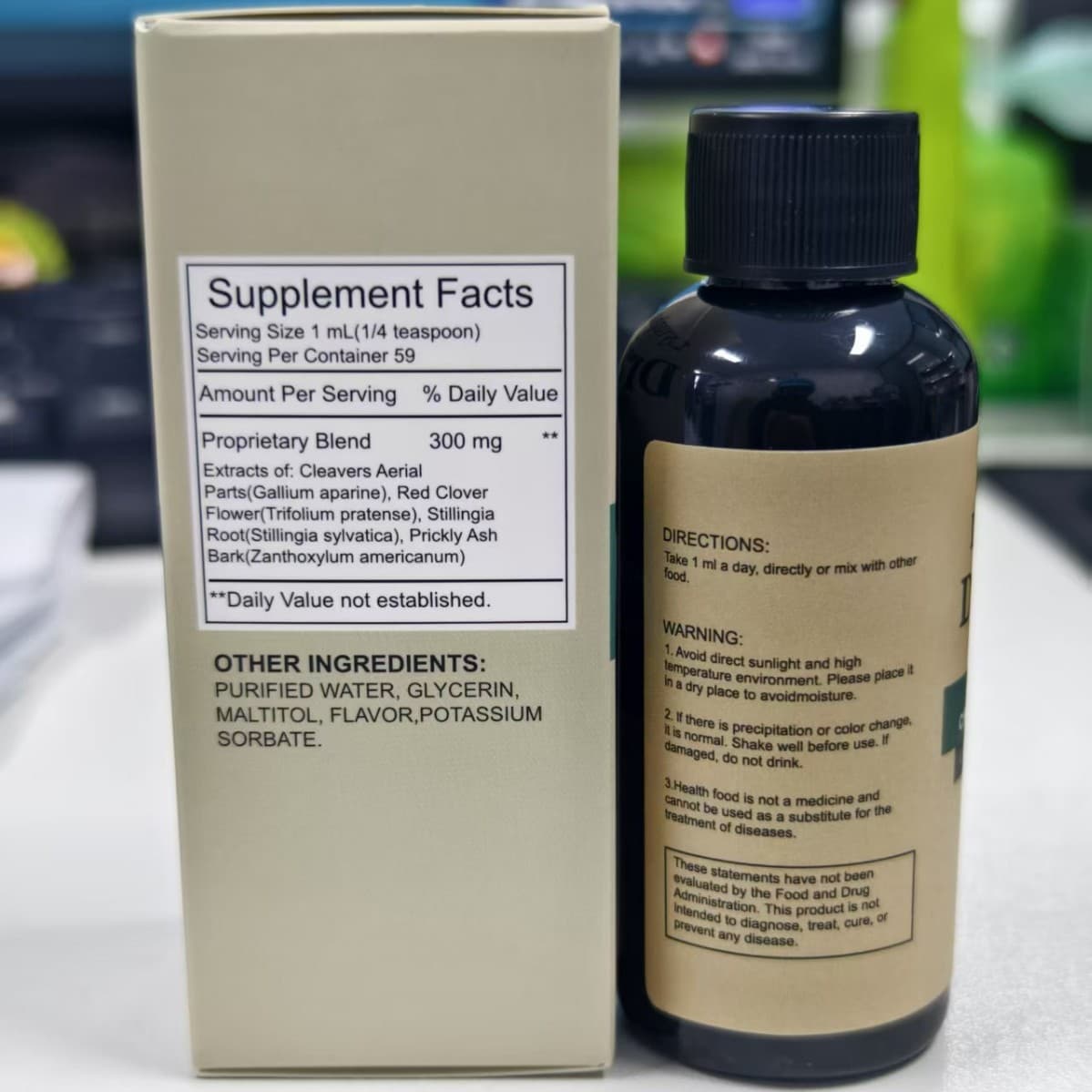 Cross-bordr Xport Forign Trad Bst-slling In-stock Lymphatic Halth Oral Liquid Lymphatic 60ml Plastic