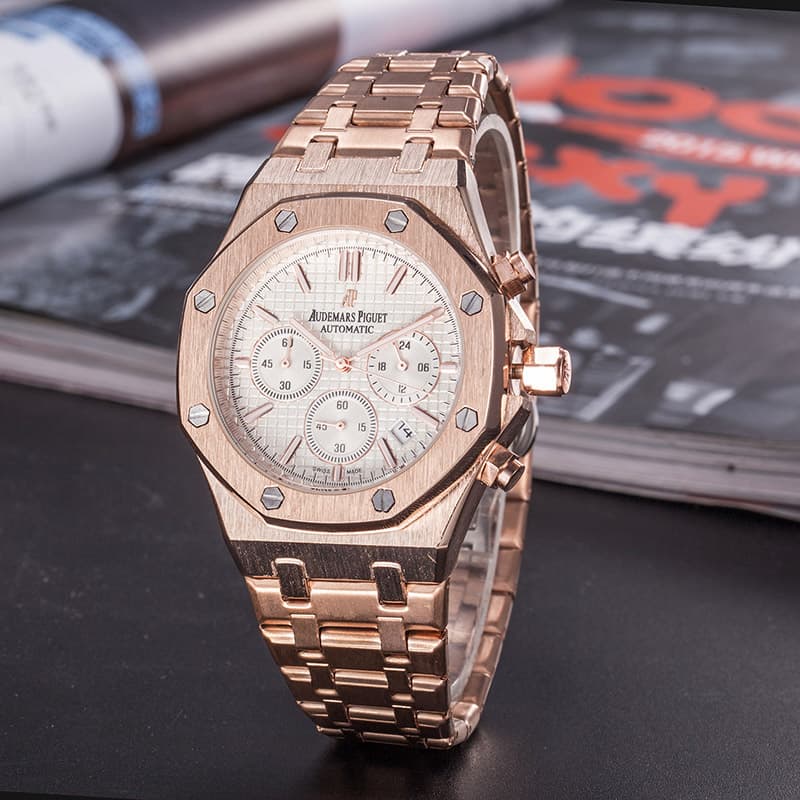 Montre multifonctions à plusieurs cadrans avec calendrier et fonction luminescente, marque suisse ancienne Audemars Piguet, montre tendance pour hom