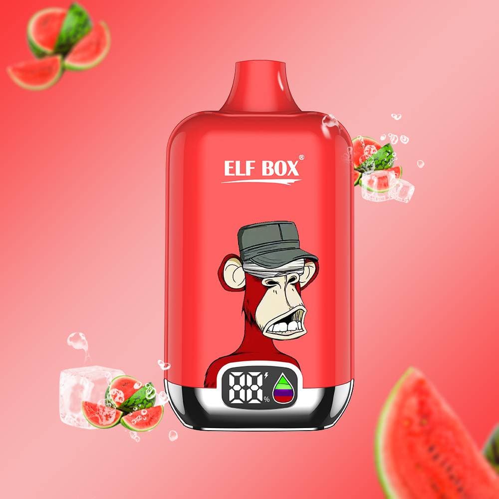 1 PCS ELF BOX Digital Box 12000 Puff 12k avec écran LED Vape jetable