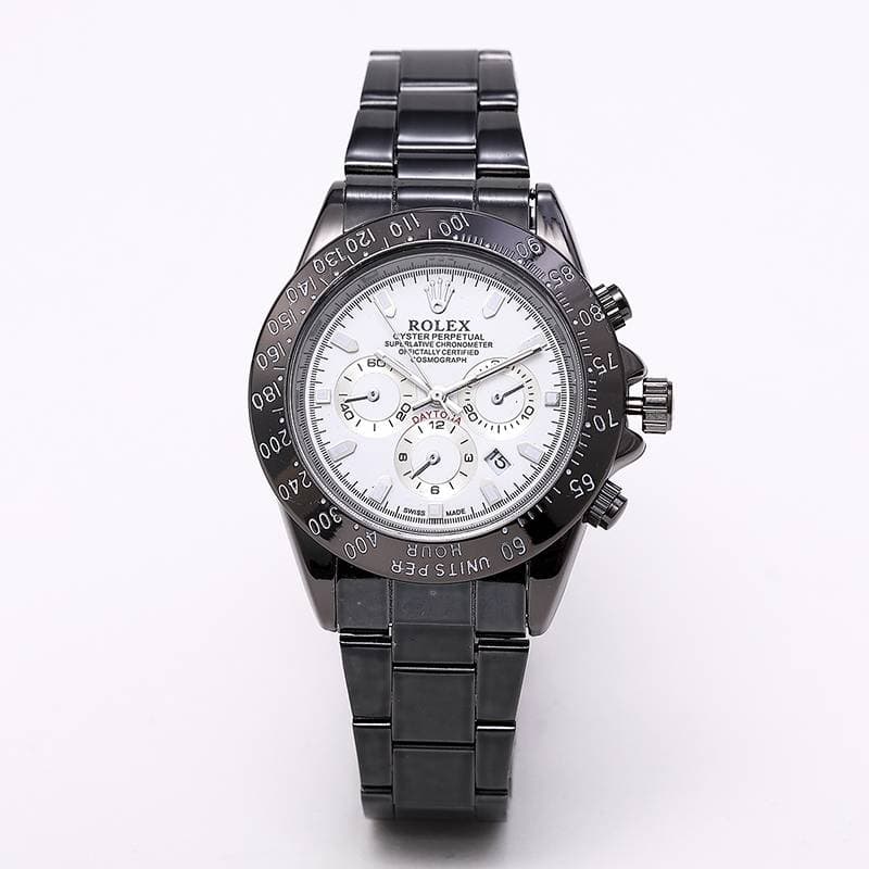 Montre Cosmograph Daytona en métal, surdimensionnée, style classique, montre haut de gamme indispensable pour les soirées, mouvement à quartz, di