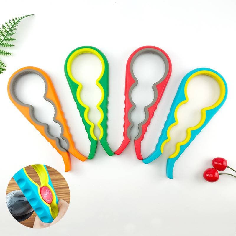 Kitchen multi-functional four-in-one bottle opener creative size four can opener screw cap