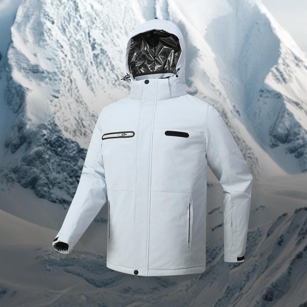 ​Unisex Waterproof Ski Jacket – Windproof & Thermal Insulated For Snowboarding & Winter Sports​