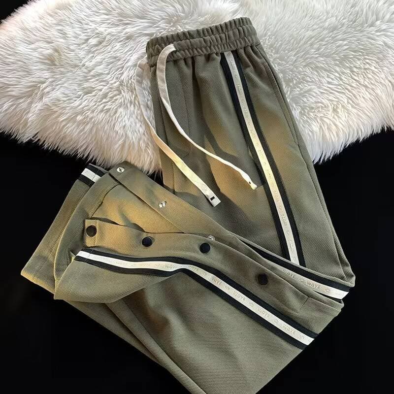 Men's Clothing Embroidered Loose Sweatpants Men's Casual High Street Hip Hop Trendy Brand High Waist Sports Trousers