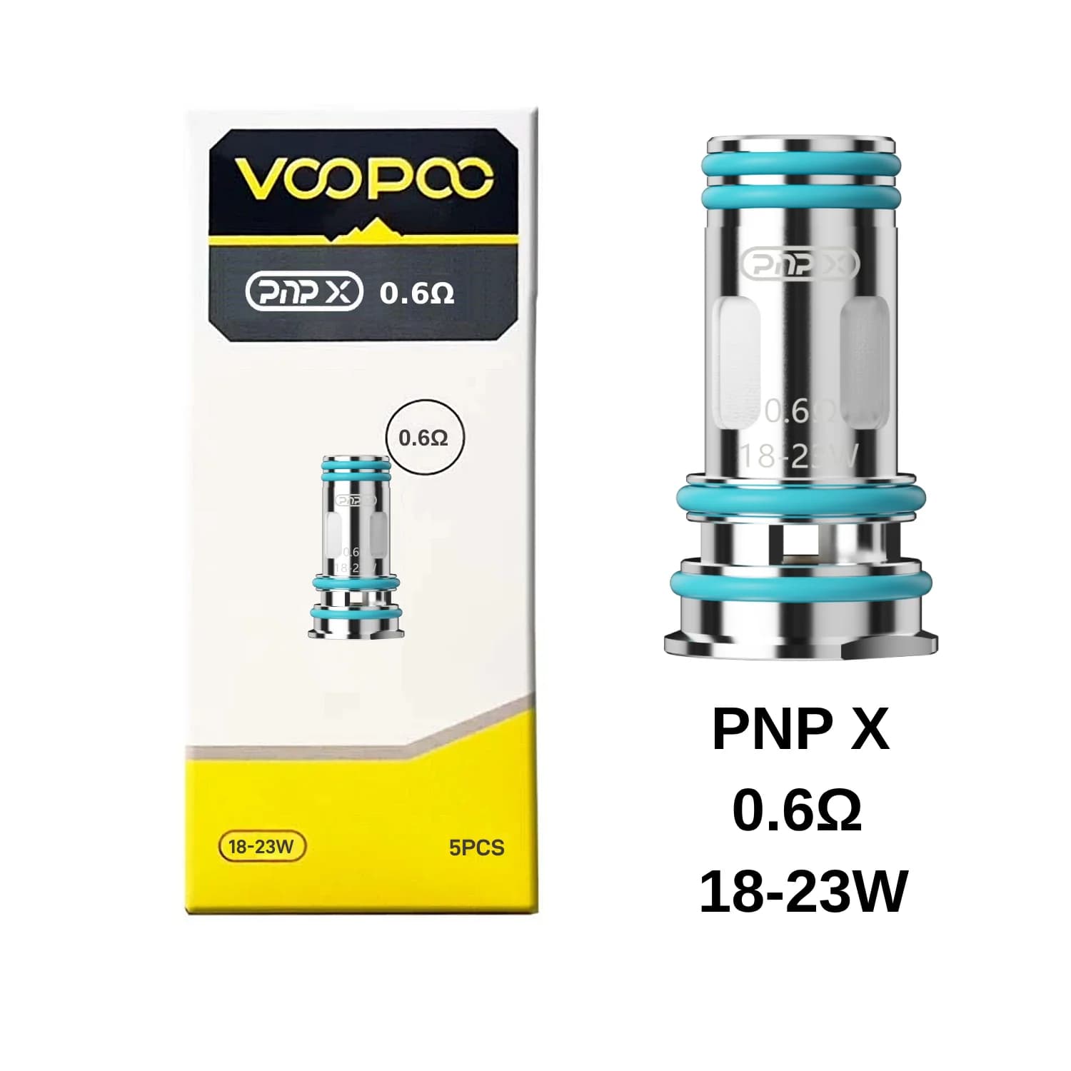 Bobines VOOPOO PnP X 0.15/0.2/0.3/0.6 ohm pour Drag S2 X2